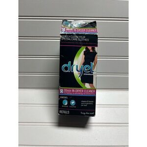 Dryel At-Home Dry Cleaner Refill Kit Booster Spray 6 Loads Open Box